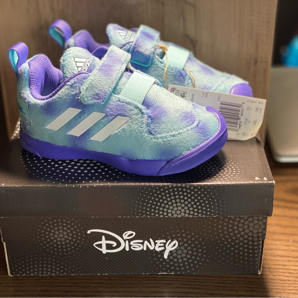 Adidas Disney Monsters Inc. Sully fuzzy sneakers Brand New